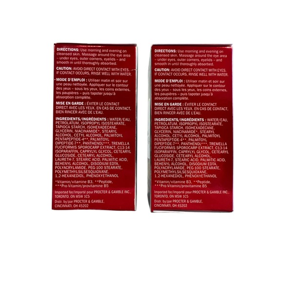 Lot of 2-Olay Eyes Collagen Peptide 24 MAX Eye Cream‎ Fragrance-Free 0.5 fl oz - Picture 2 of 4